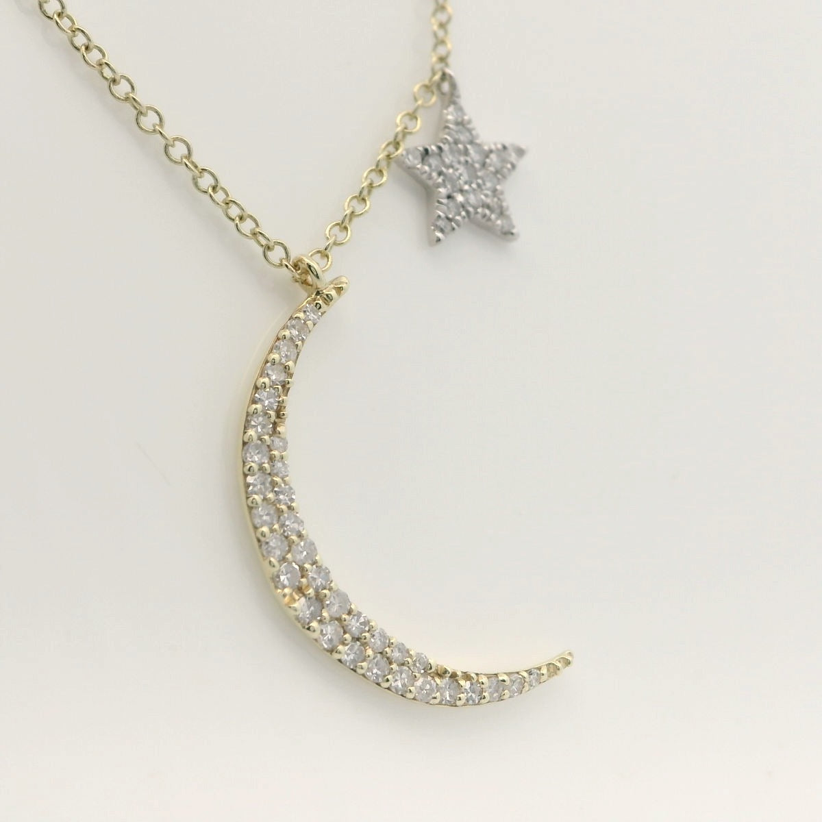Celestial Moon and Star Pendant MEIRAT