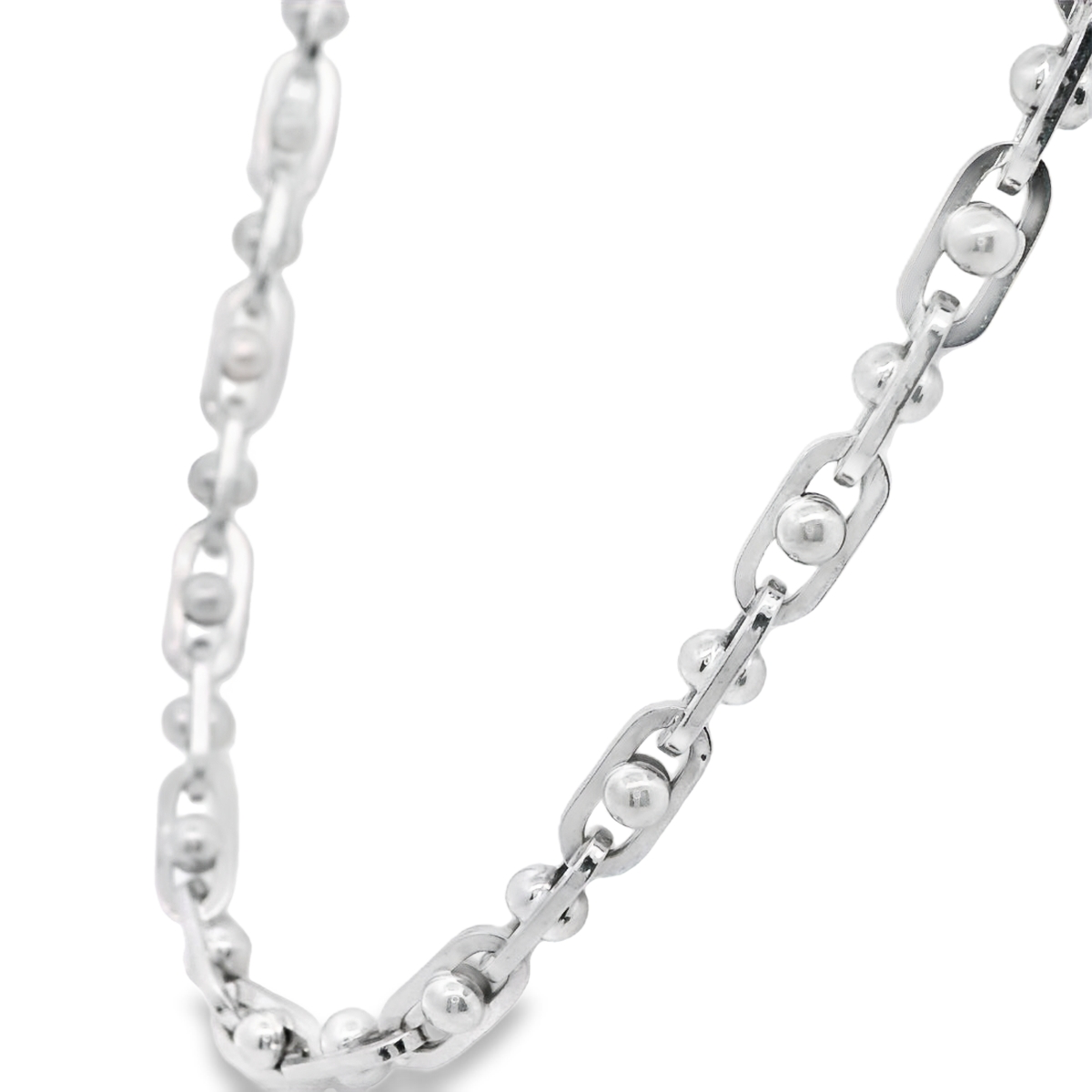 Elegant white gold Chain Necklace
