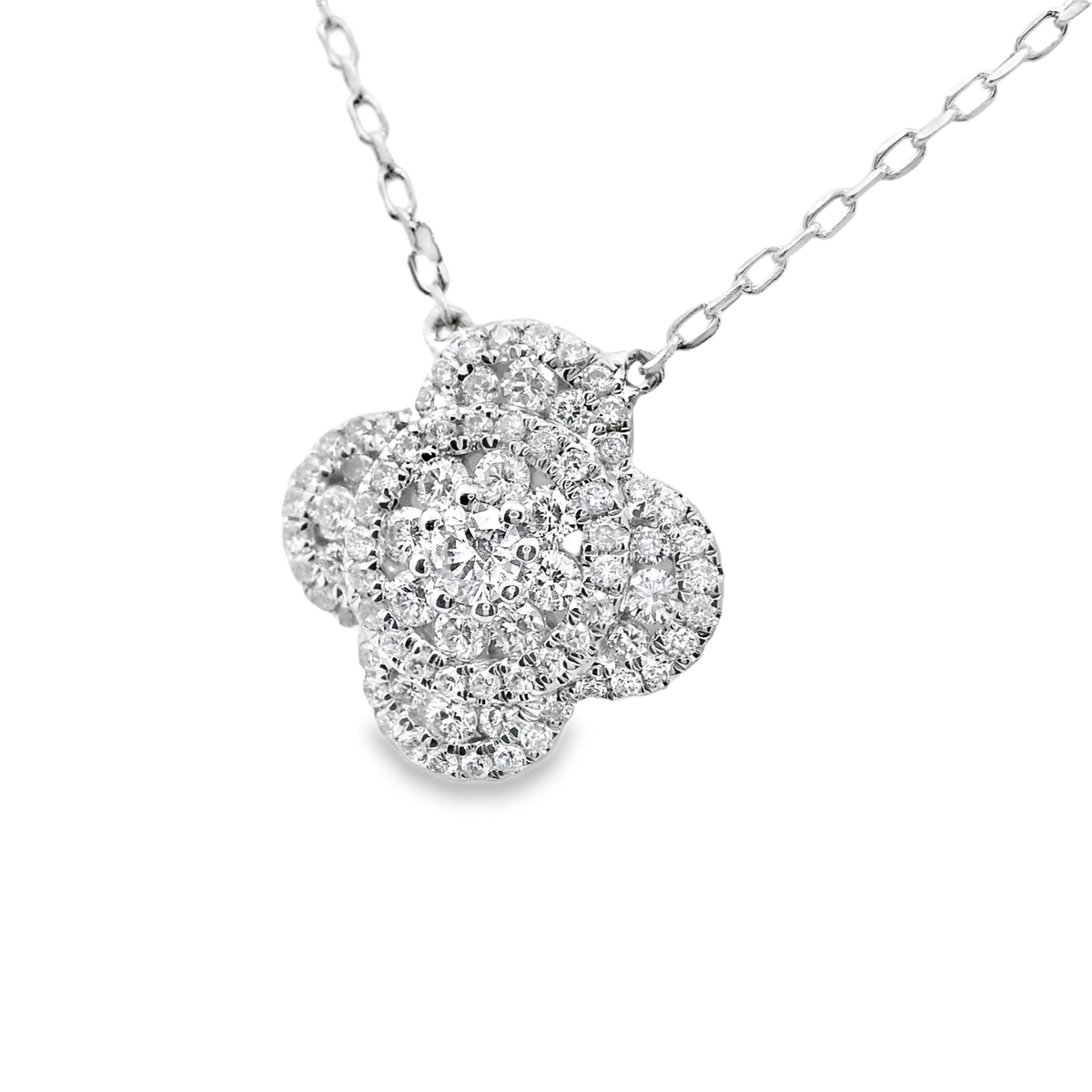 Elegant Floral Pendant Necklace