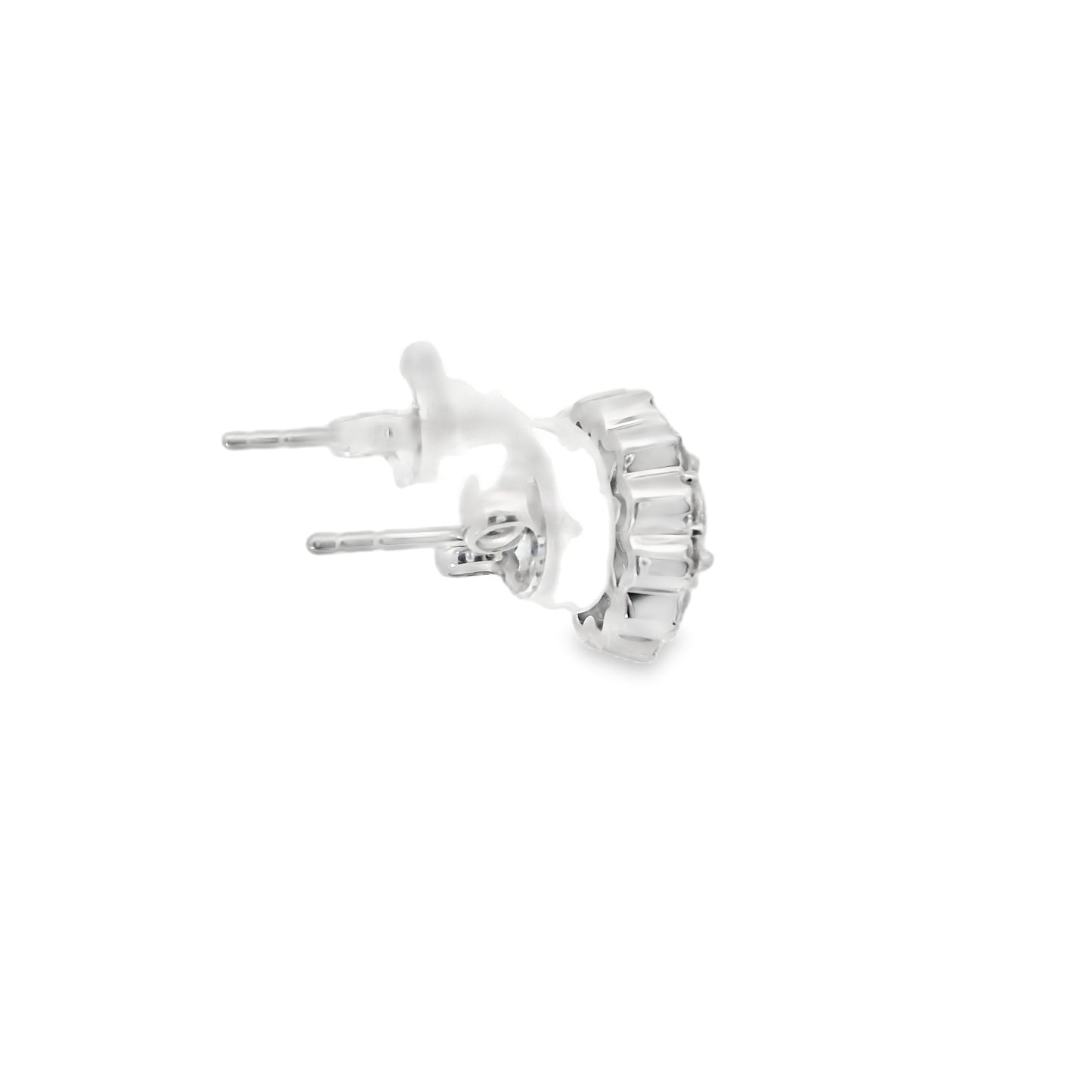 Natural Diamond cluster Studs