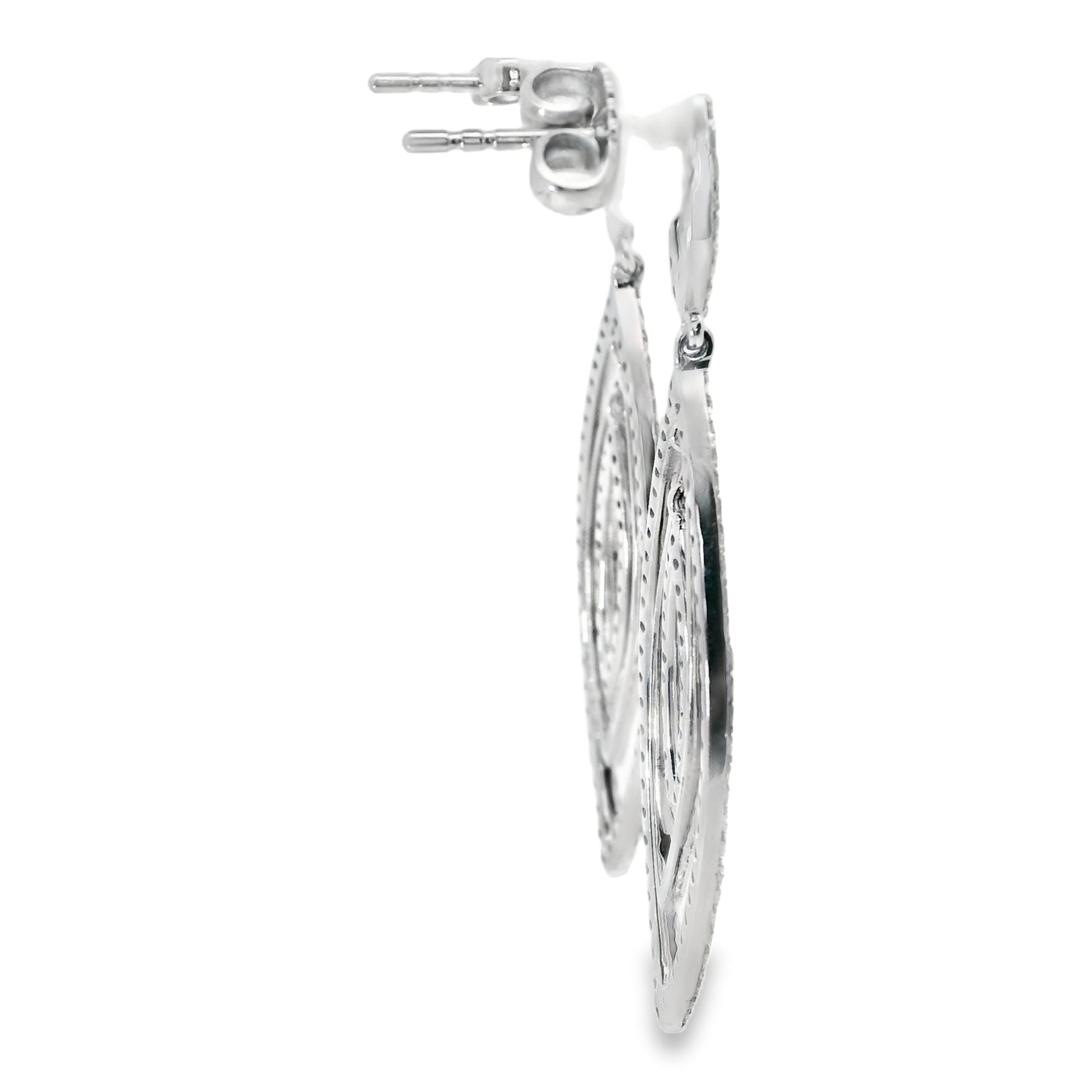 Elegant Diamond Drop Earrings