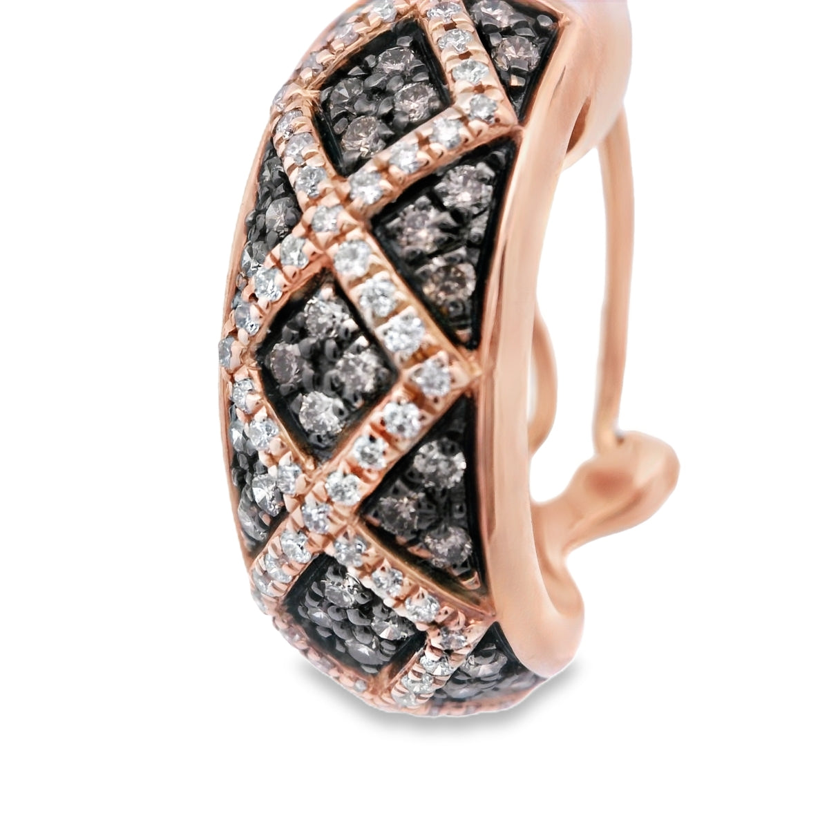 Elegant Diamond-Studded Earrings