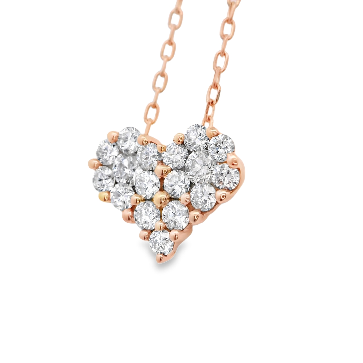 Elegant Heart-Shaped Pendant Necklace