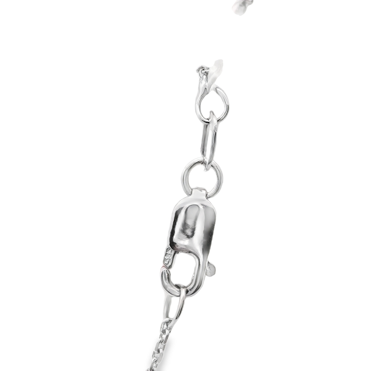 White Gold Solitaire Diamond Pendant Necklace