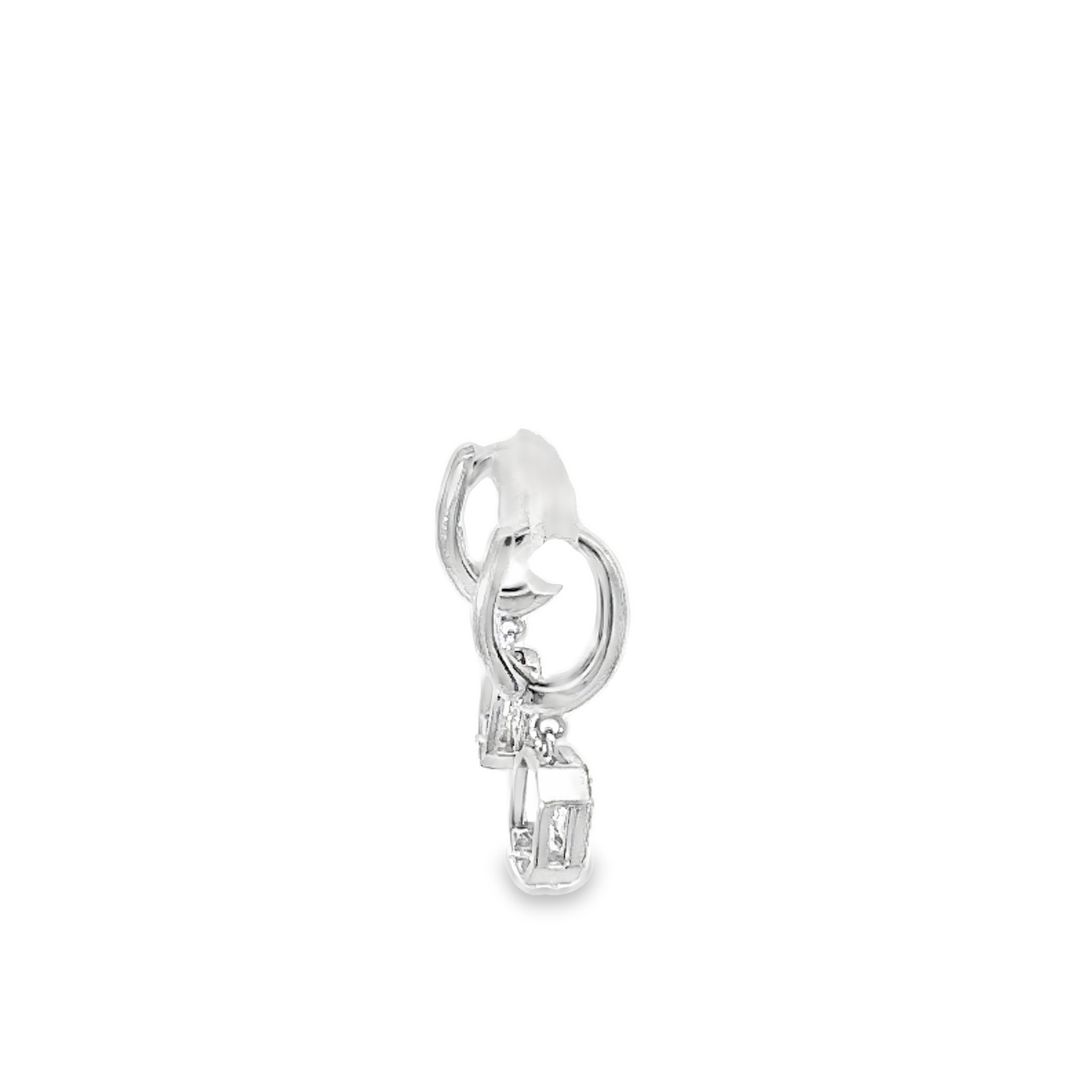 LG DIAMOND DANGLE EARRINGS
