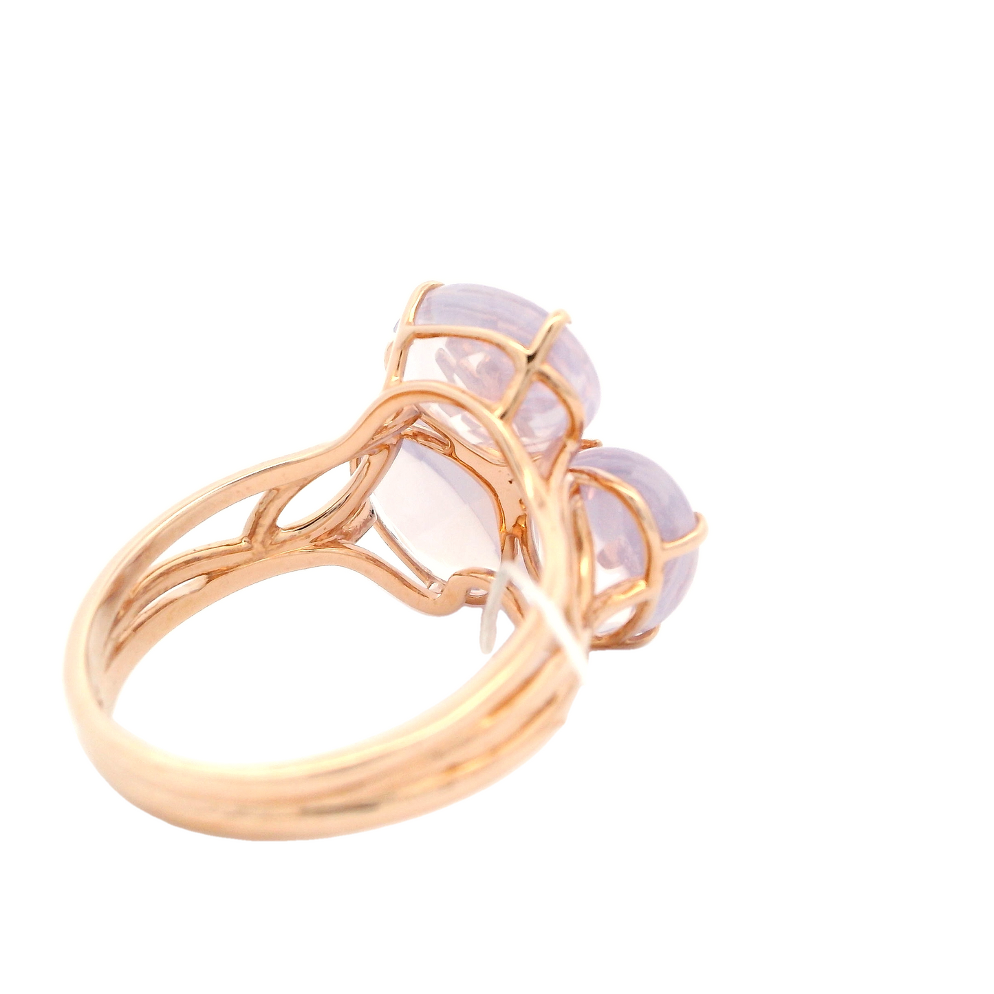 Rose Gold Lilac Opal Ring