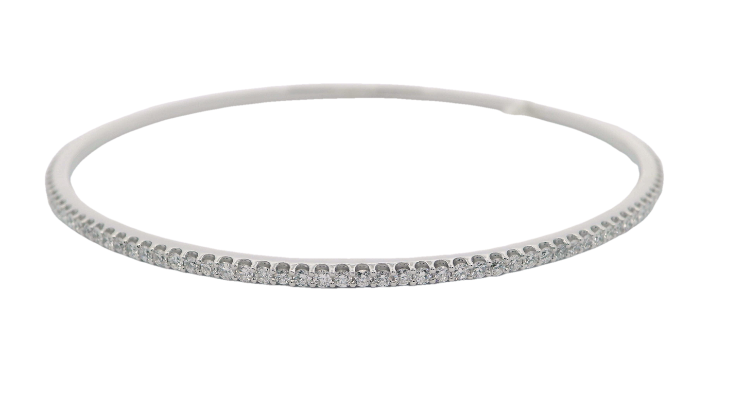 Classic 2ct t.w. LG diamond Bangle Bracelet