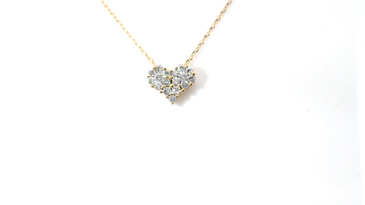 Elegant Heart-Shaped Pendant Necklace