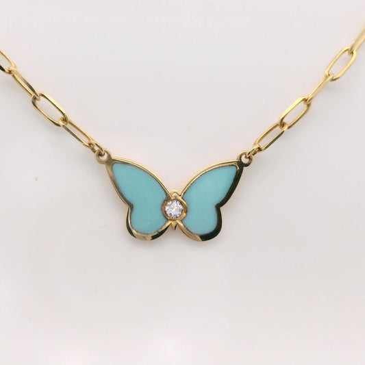 Elegant Butterfly Pendant Necklace