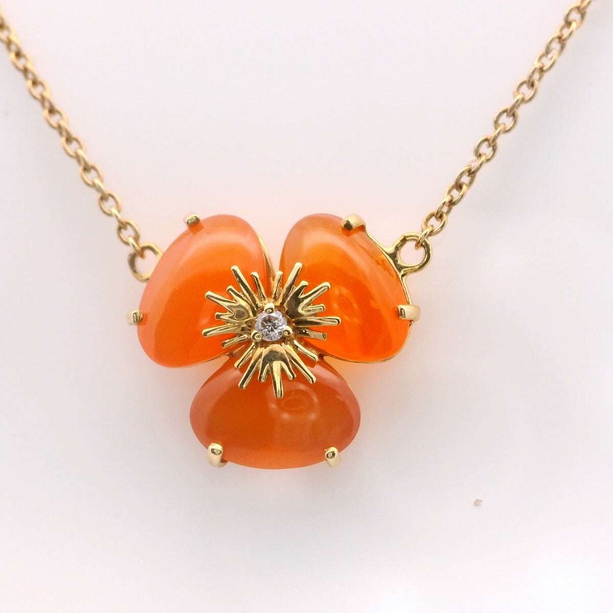 Elegant Cornelian diamond Necklace