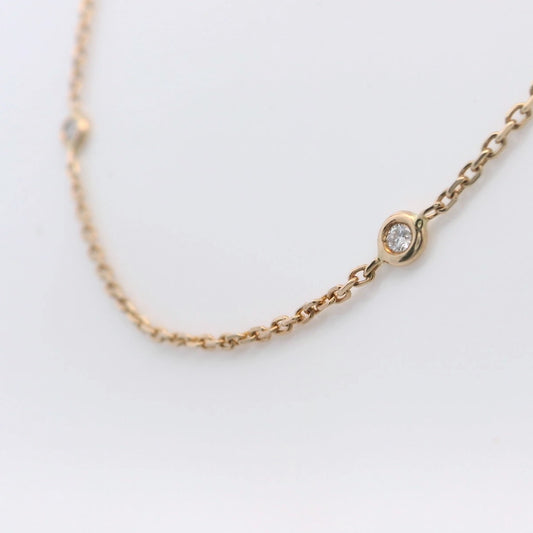 Elegant Gold station Necklace