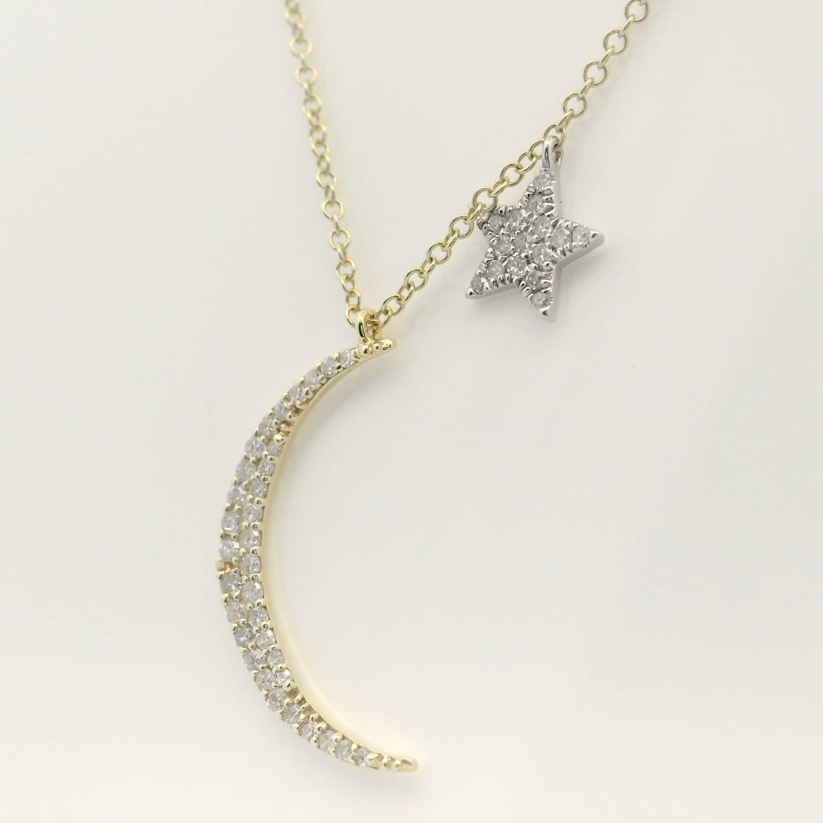 Celestial Moon and Star Pendant MEIRAT