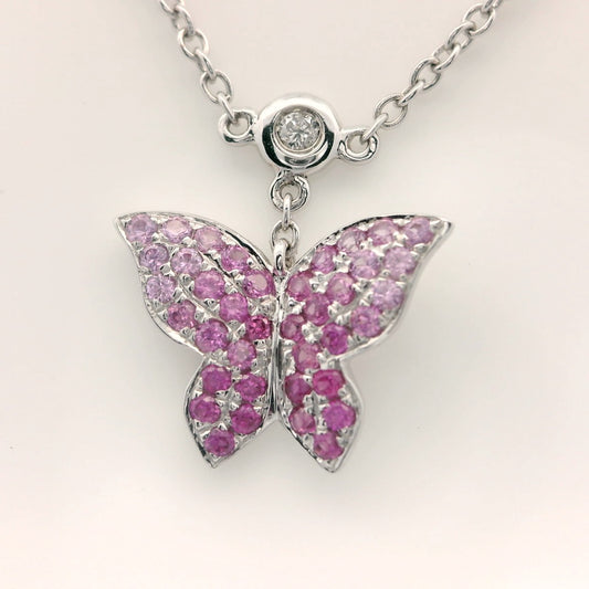 Elegant Butterfly Pendant Necklace