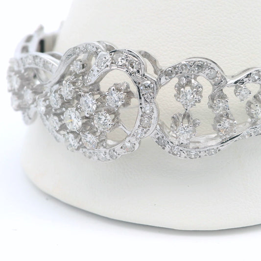 Antique diamond bangle