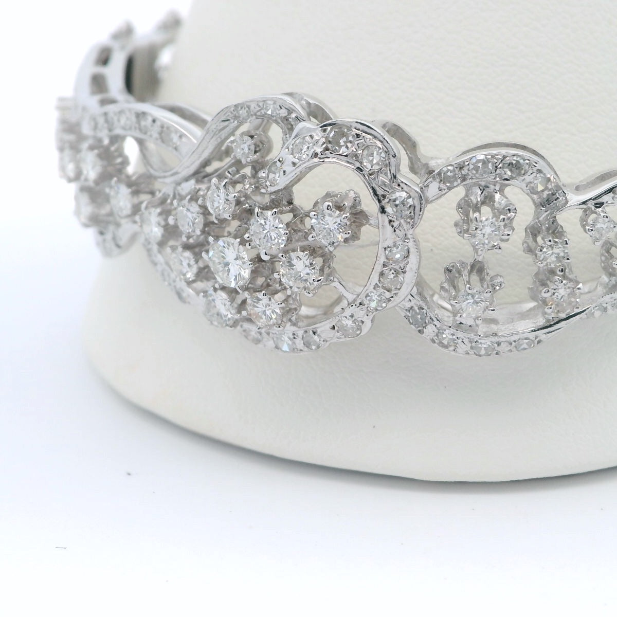 Antique diamond bangle