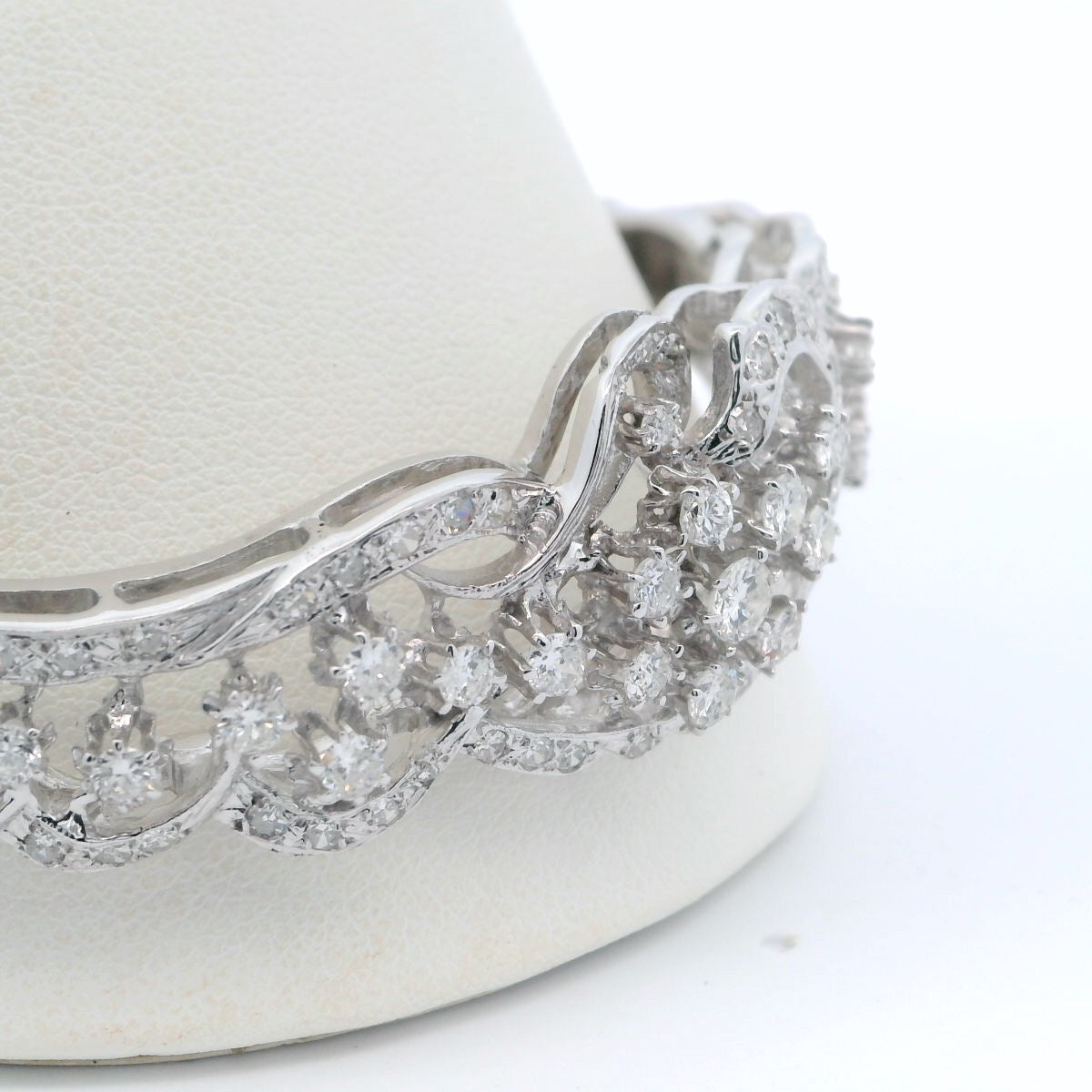 Antique diamond bangle