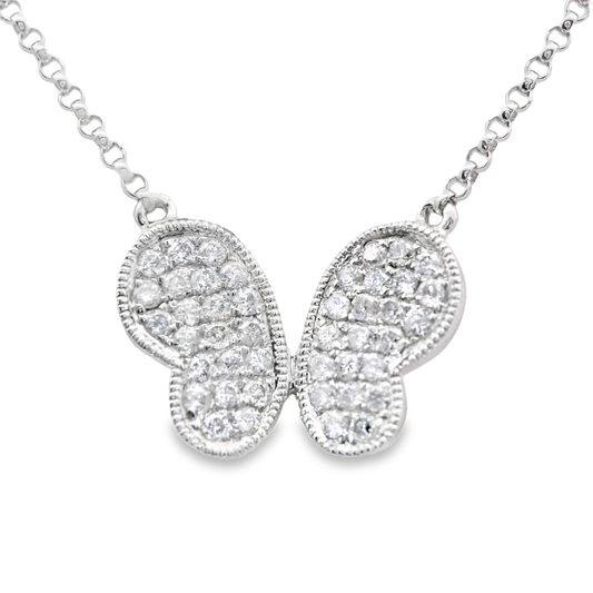 Elegant Butterfly Pendant Necklace