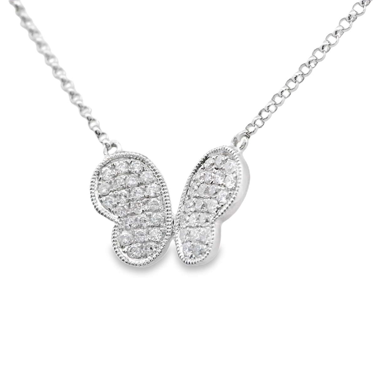 Elegant Butterfly Pendant Necklace