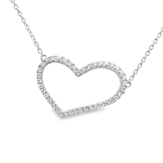 Charming Heart Pendant on a Chain