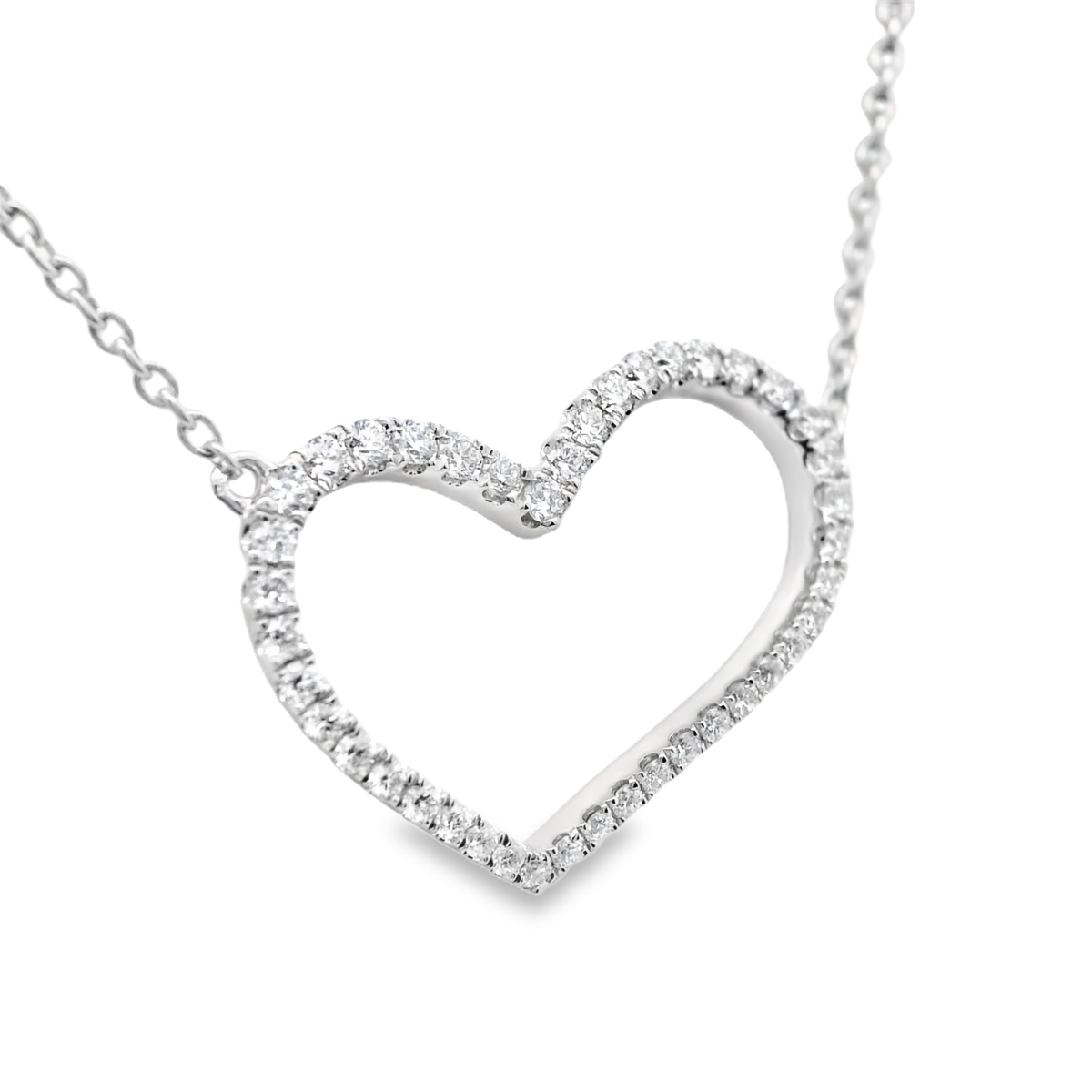 Charming Heart Pendant on a Chain