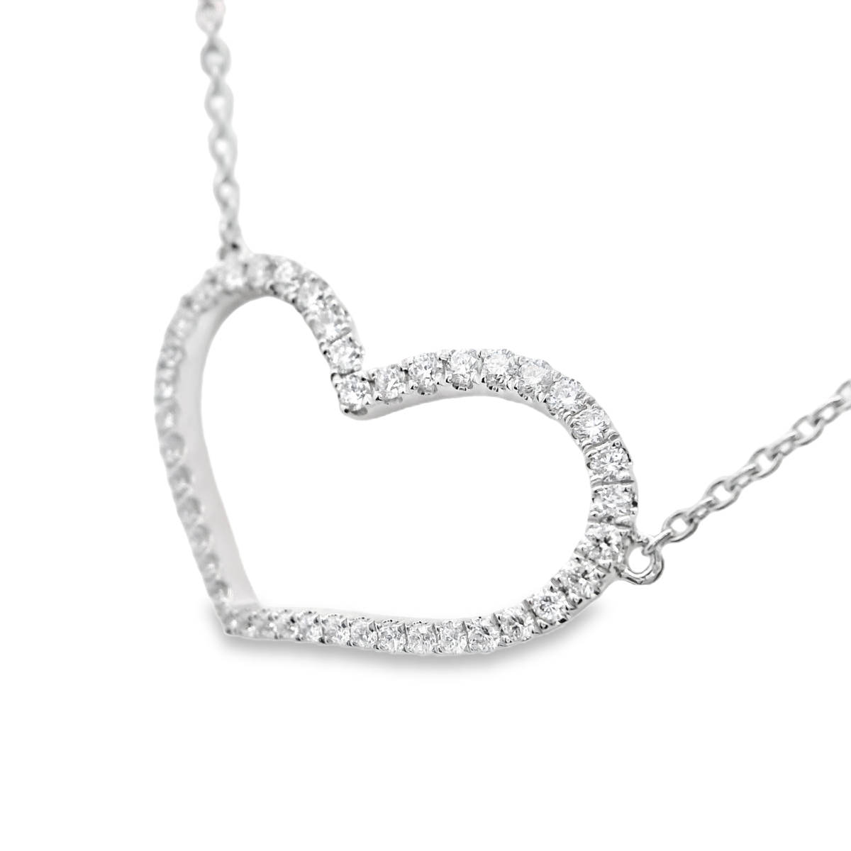 Charming Heart Pendant on a Chain