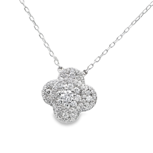 Elegant Floral Pendant Necklace