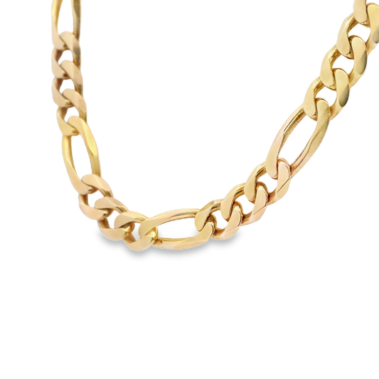 18kt SOLID FIGARO CHAIN