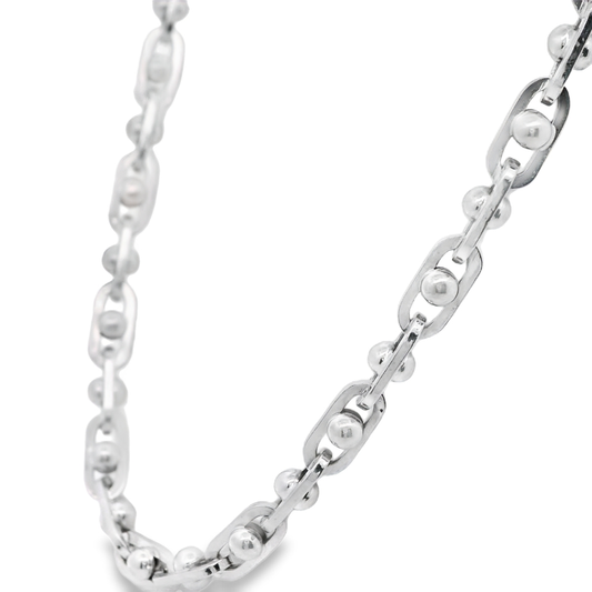 Elegant white gold Chain Necklace