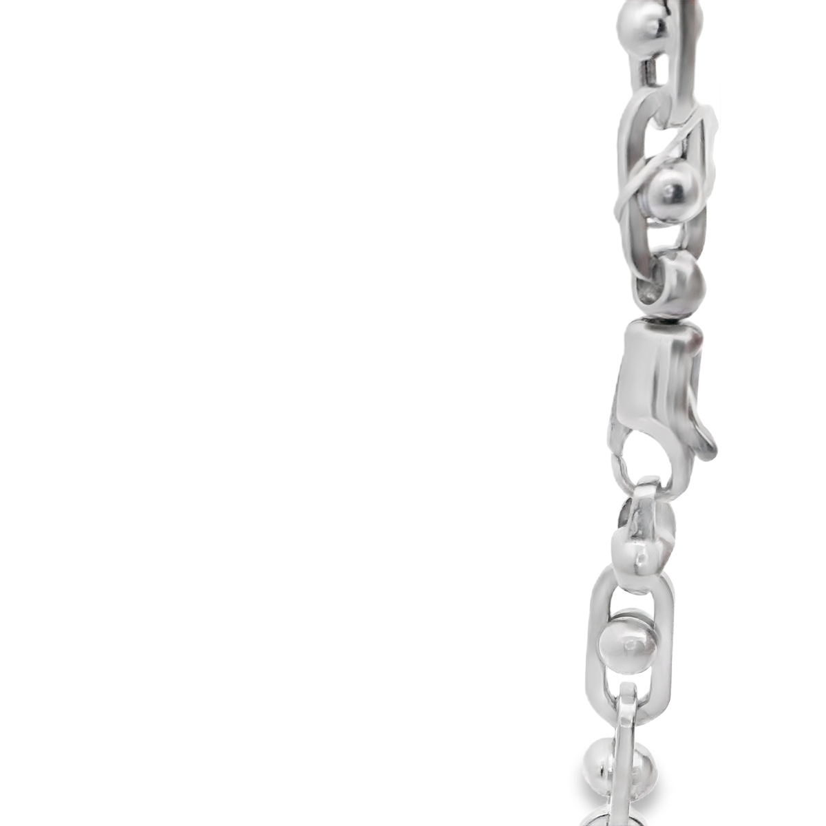 Elegant White Gold  Fancy Chain