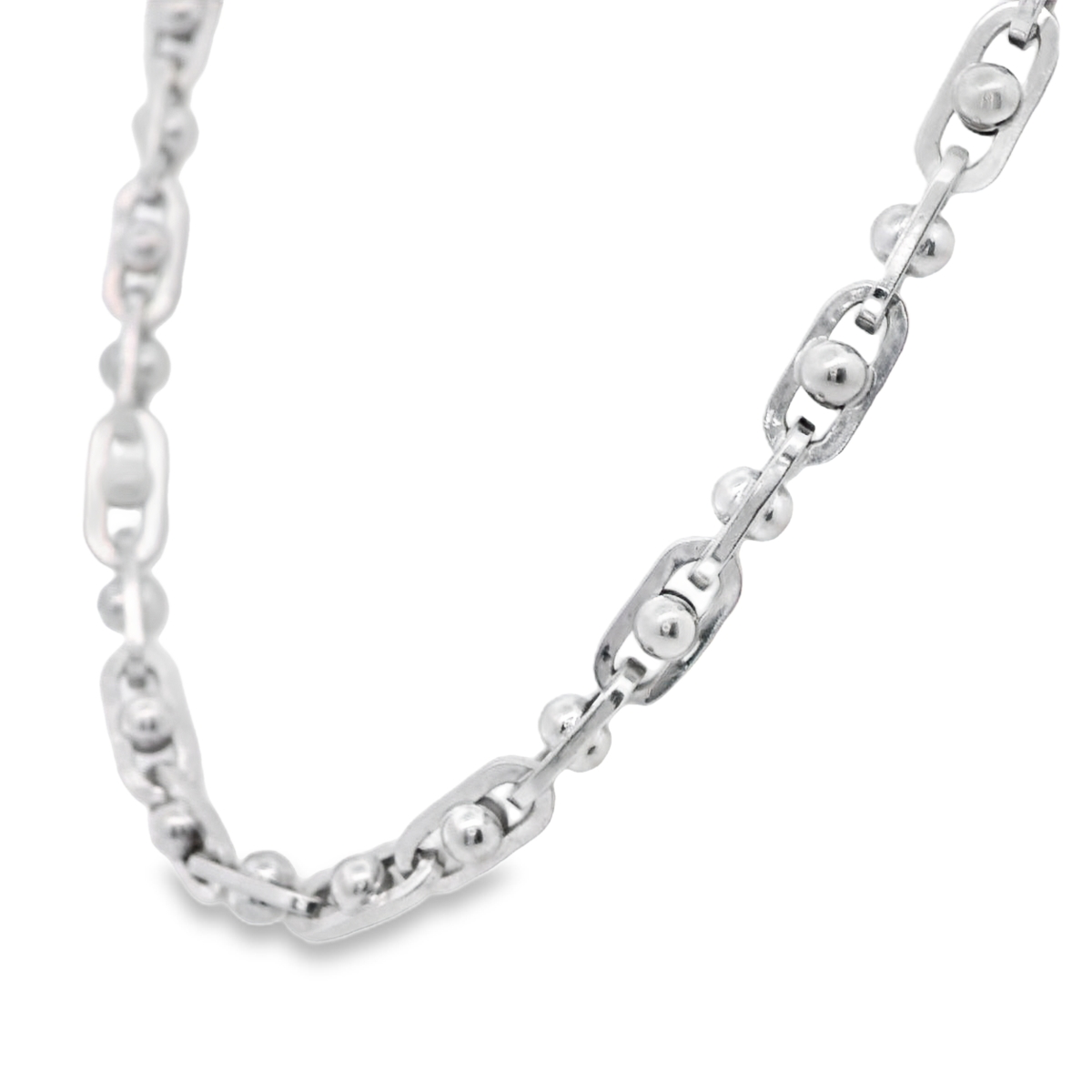 Elegant White Gold  Fancy Chain
