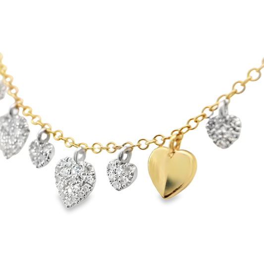 Charming Heart Pendant Necklace MeiraT