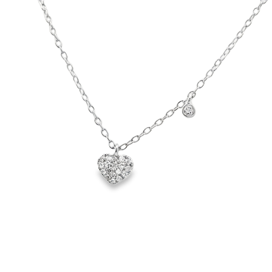 Elegant Heart Pendant Necklace