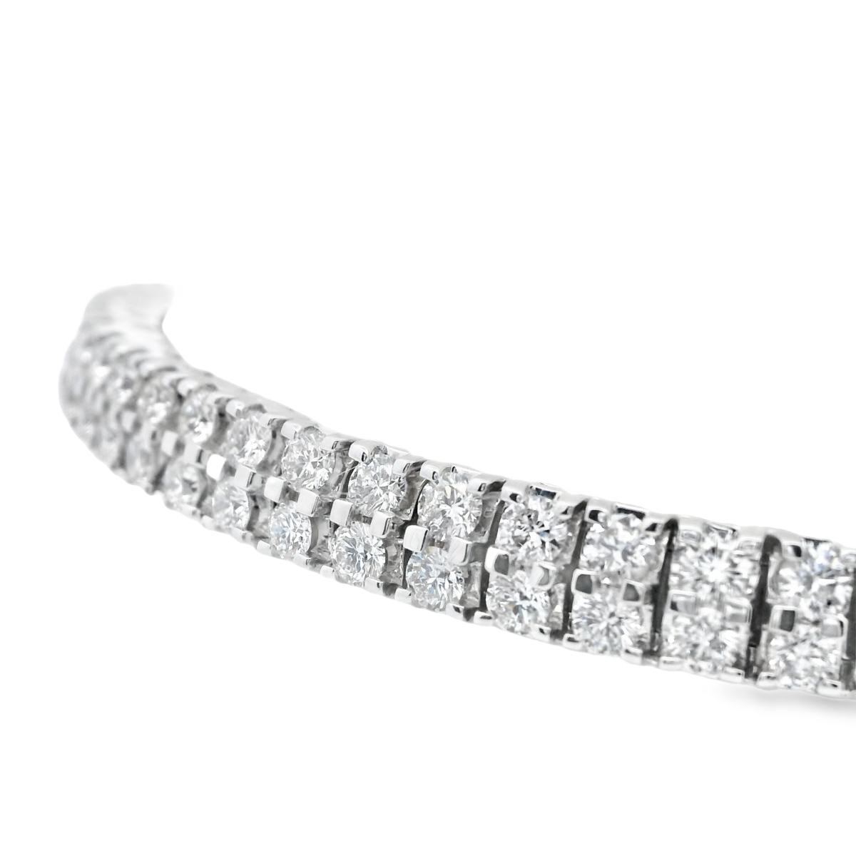 Elegant  Natural Diamond Tennis Bracelet