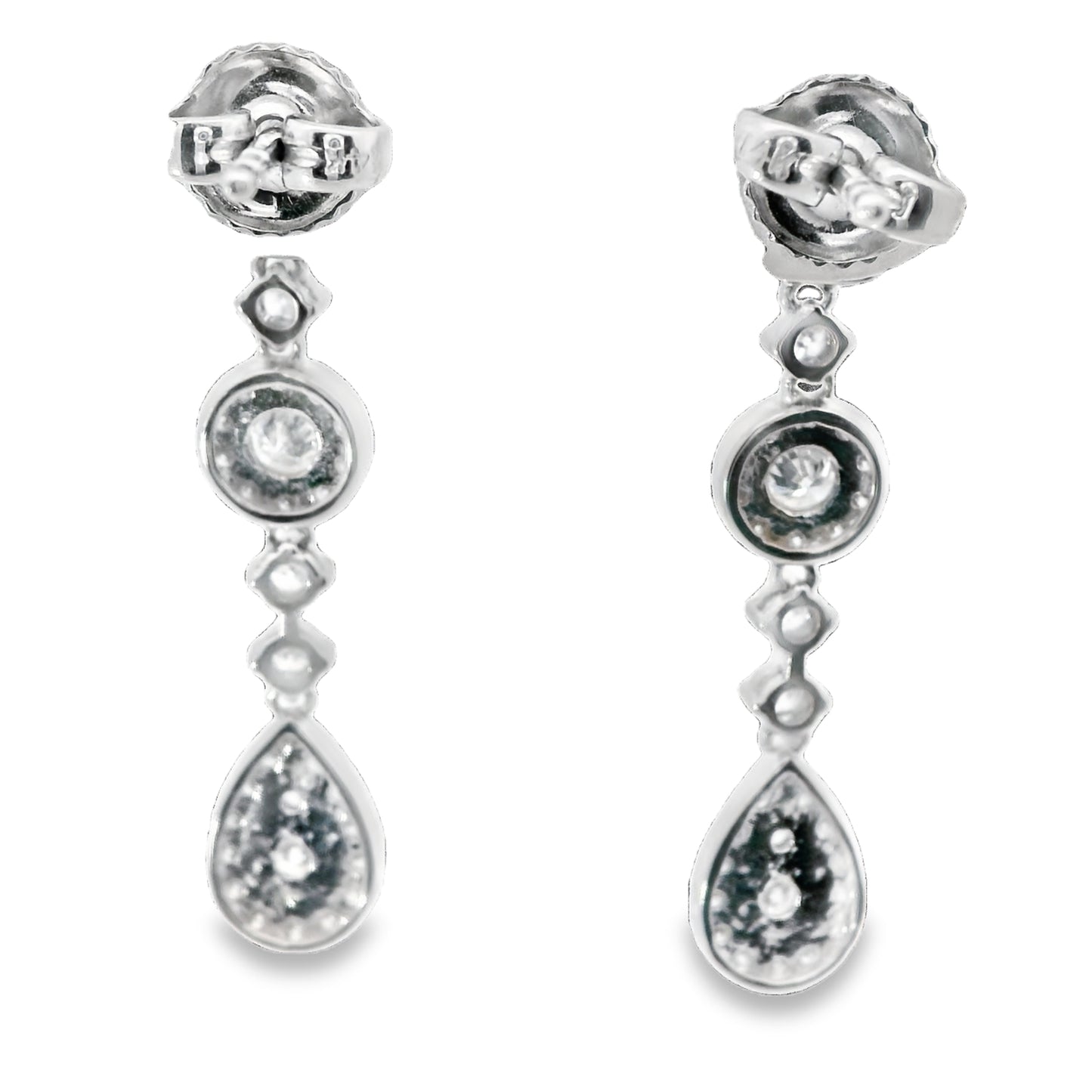 t Natural Diamond drop earrings