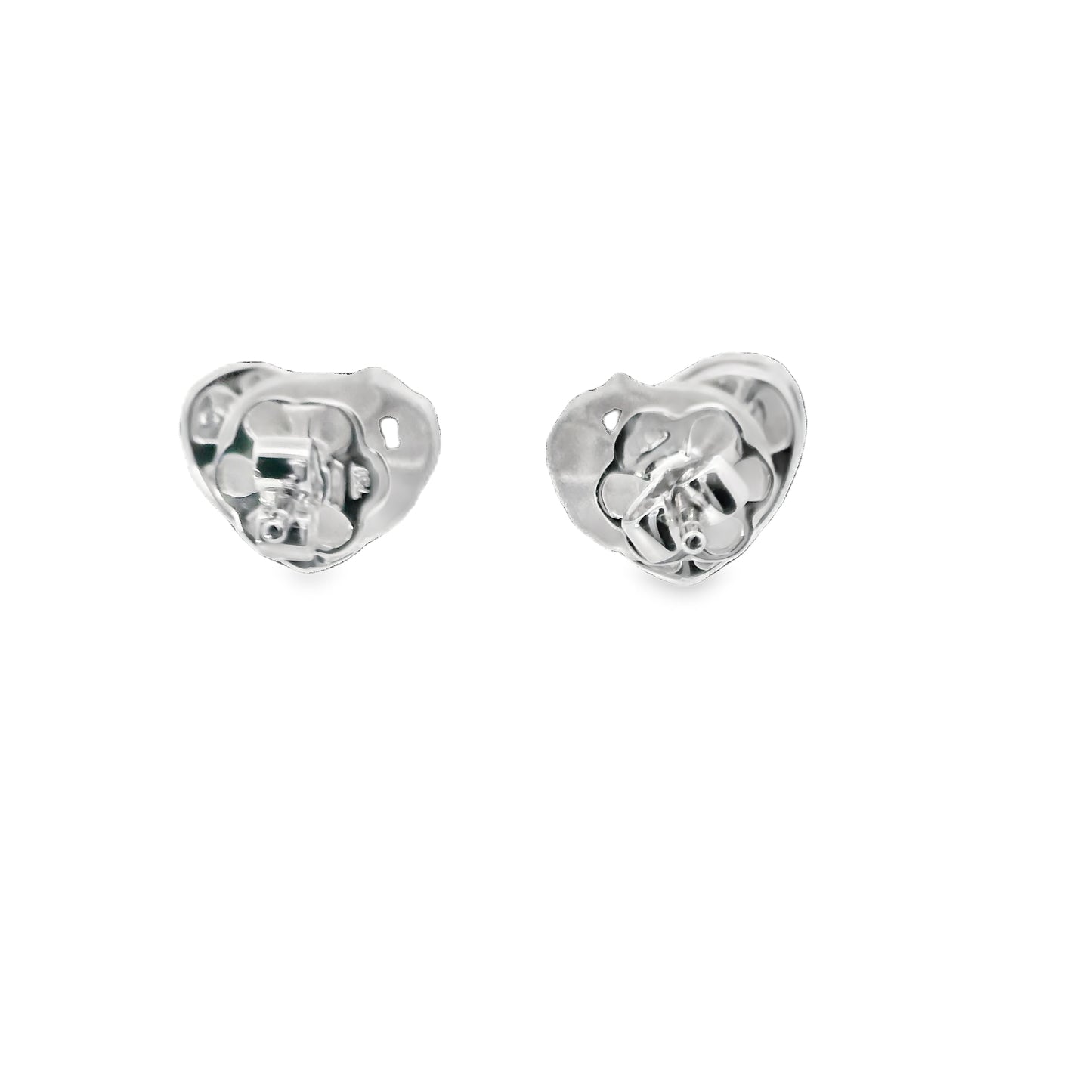 Natural Diamond Heart shape earrings