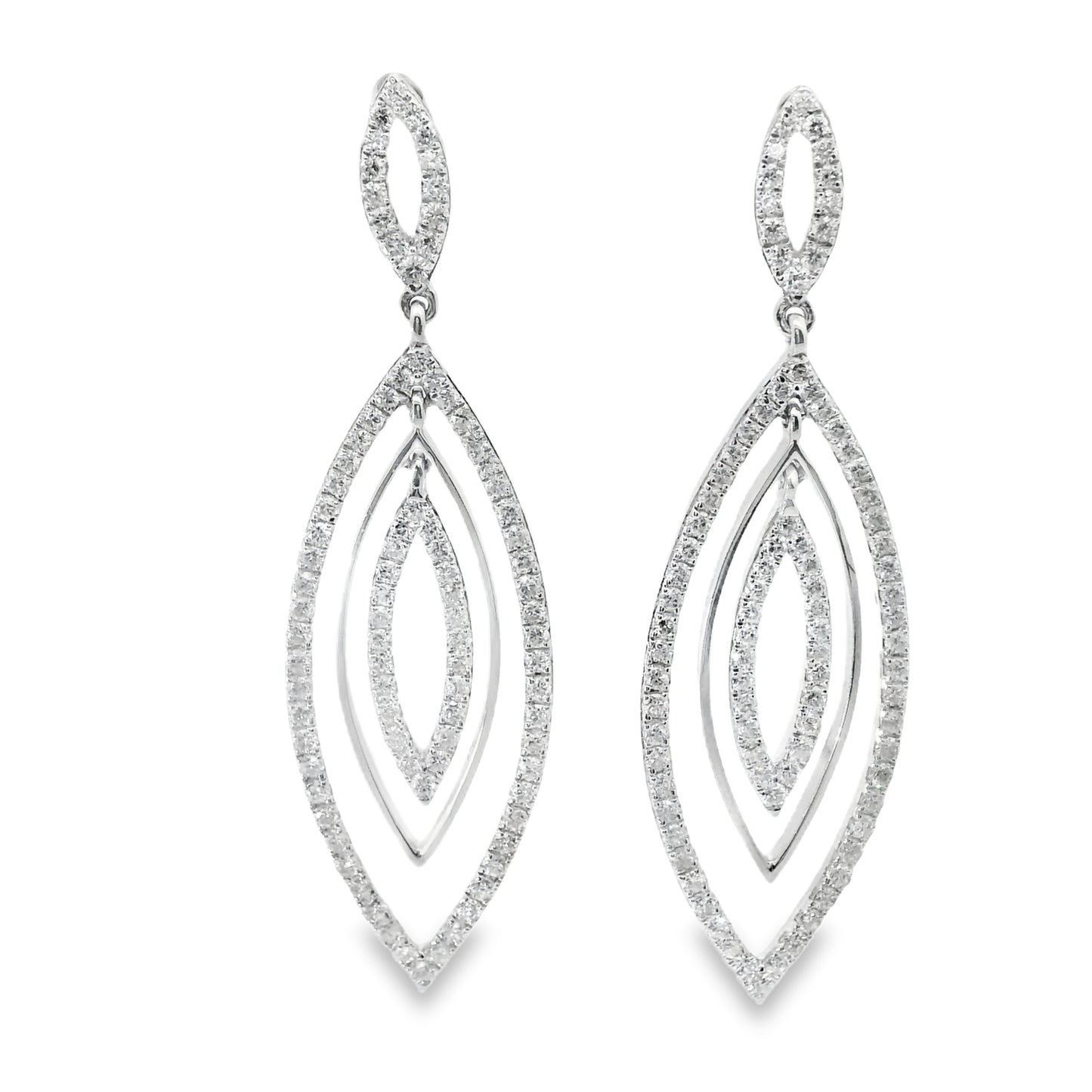 Elegant Diamond Drop Earrings