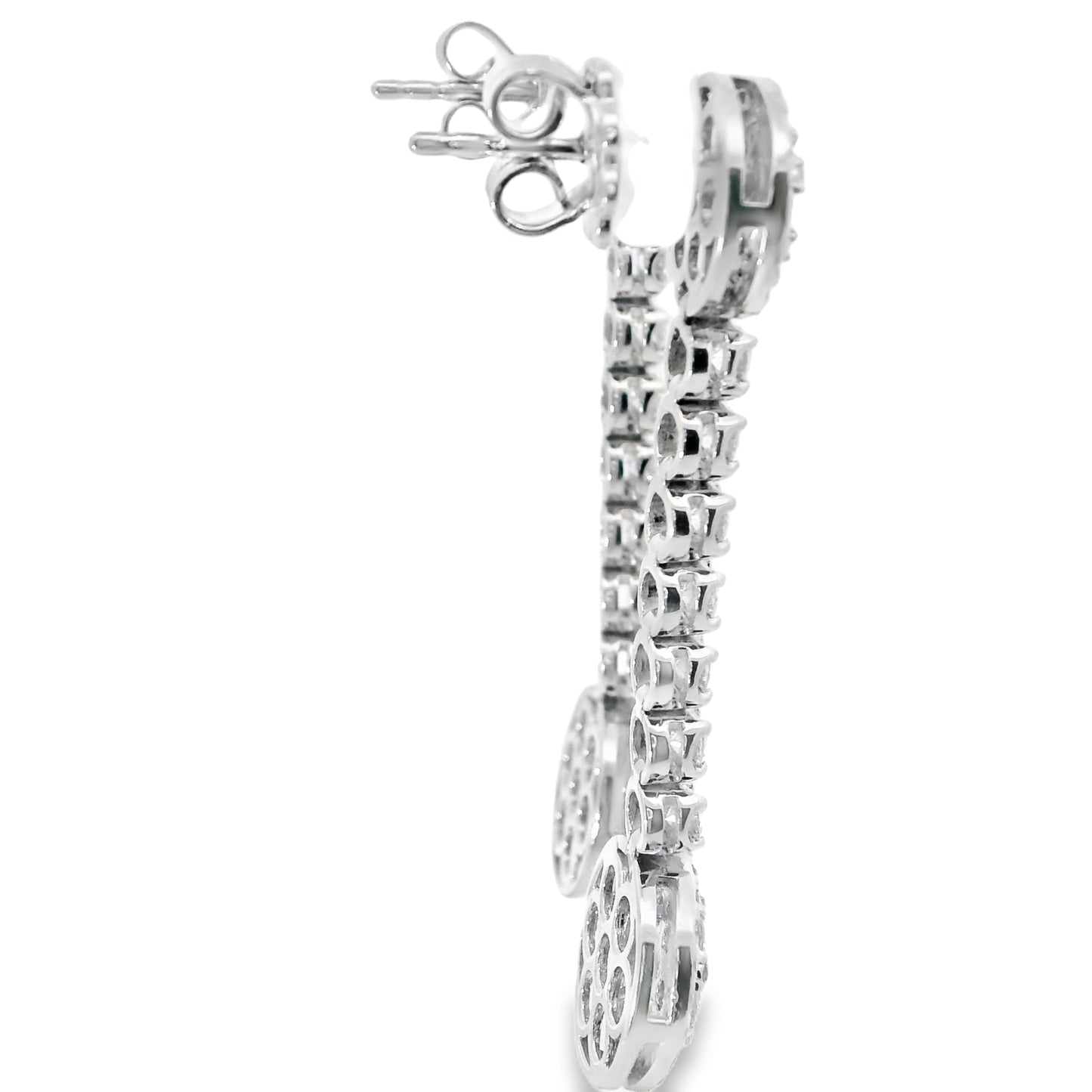 Elegant Diamond Drop Earrings