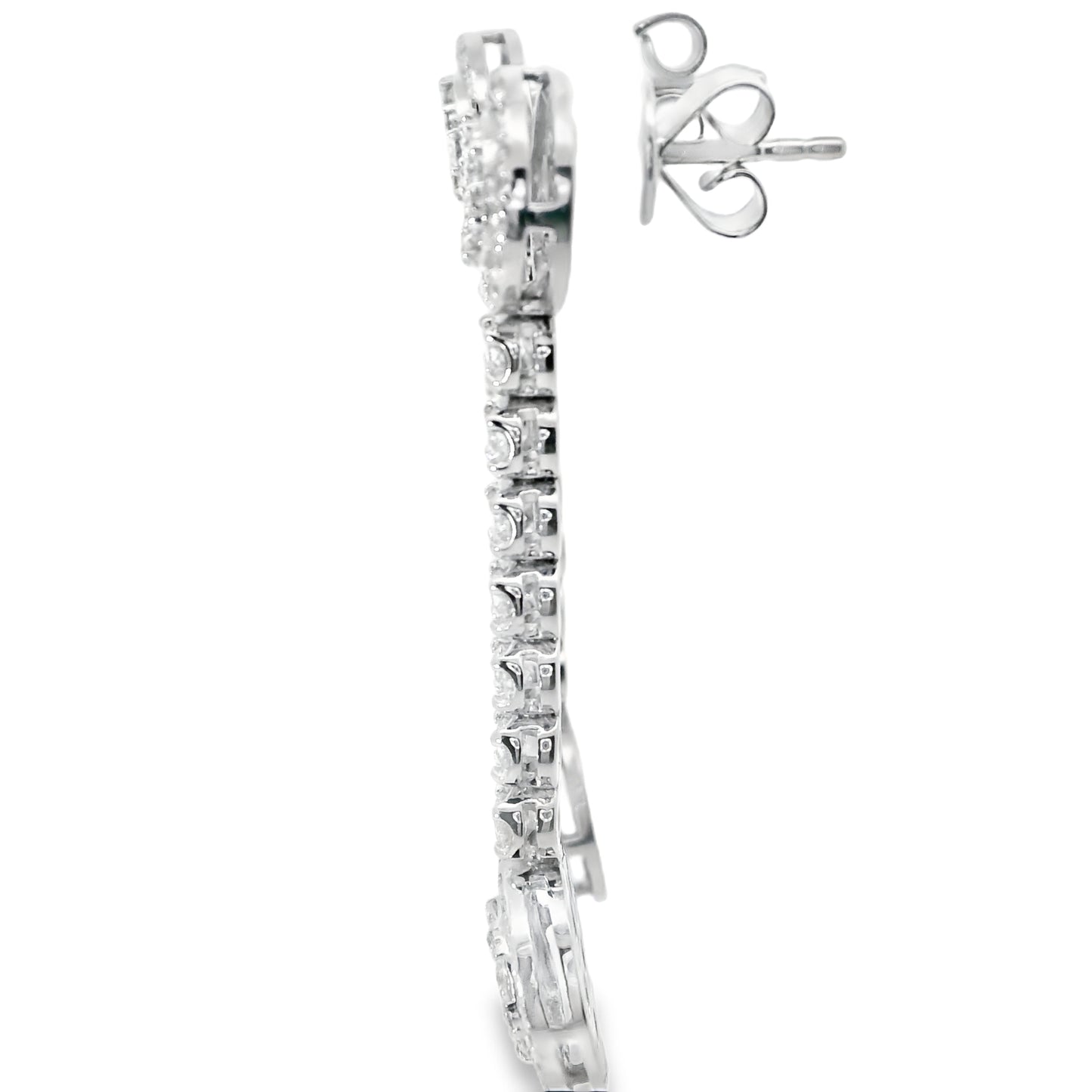 Elegant Diamond Drop Earrings