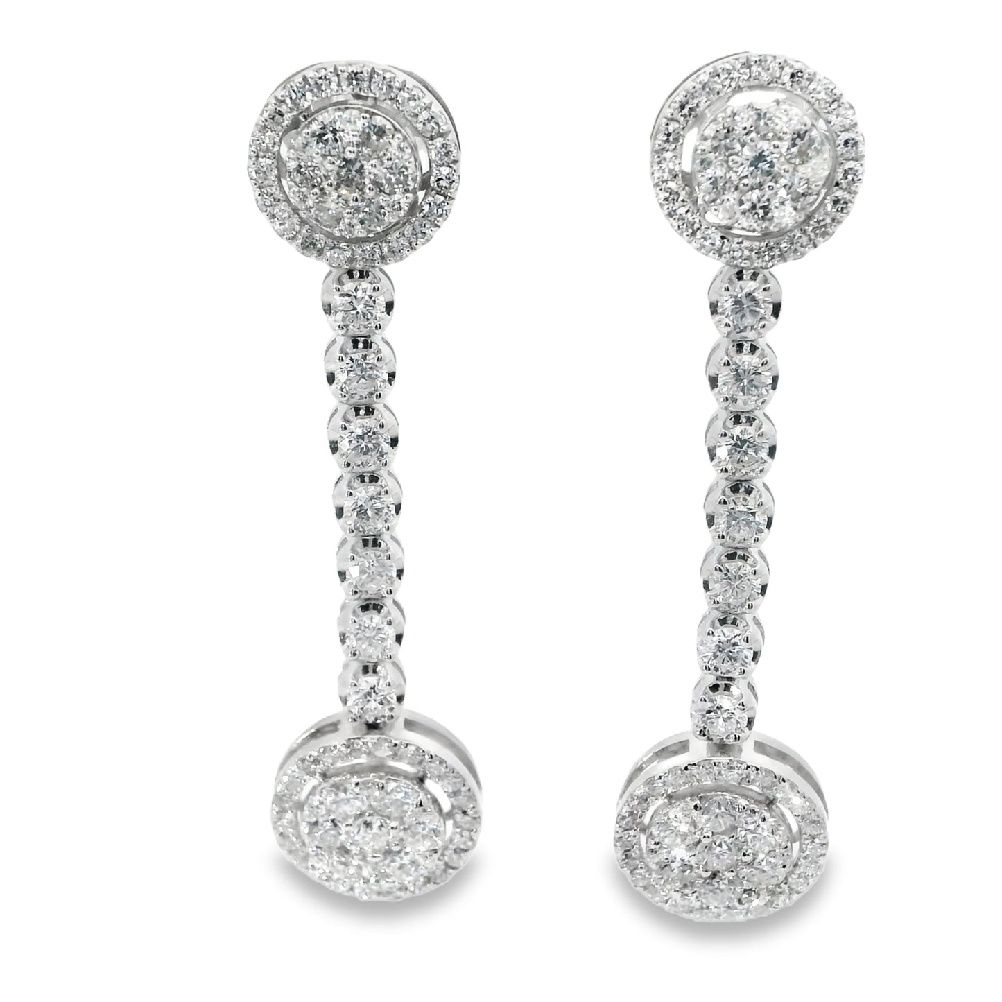 Elegant Diamond Drop Earrings