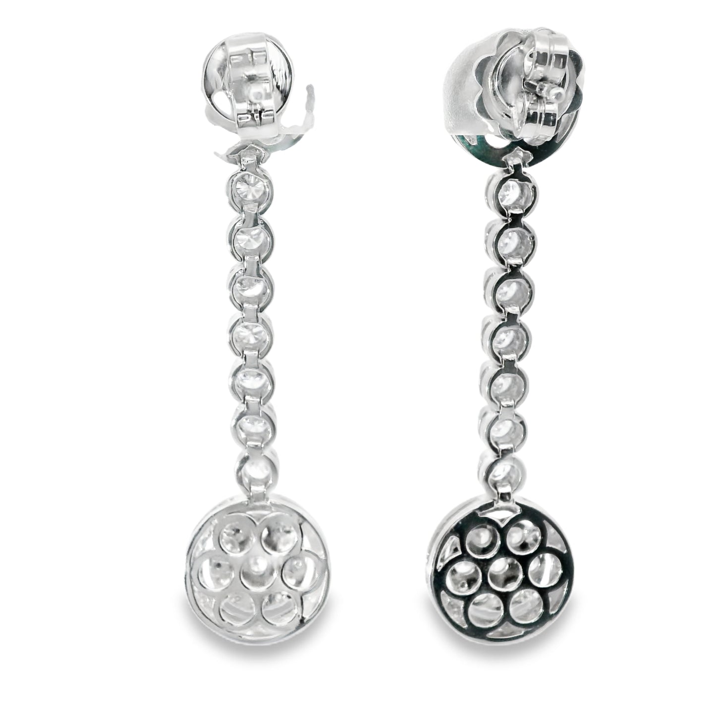 Elegant Diamond Drop Earrings