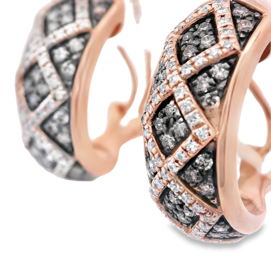 Elegant Diamond-Studded Earrings