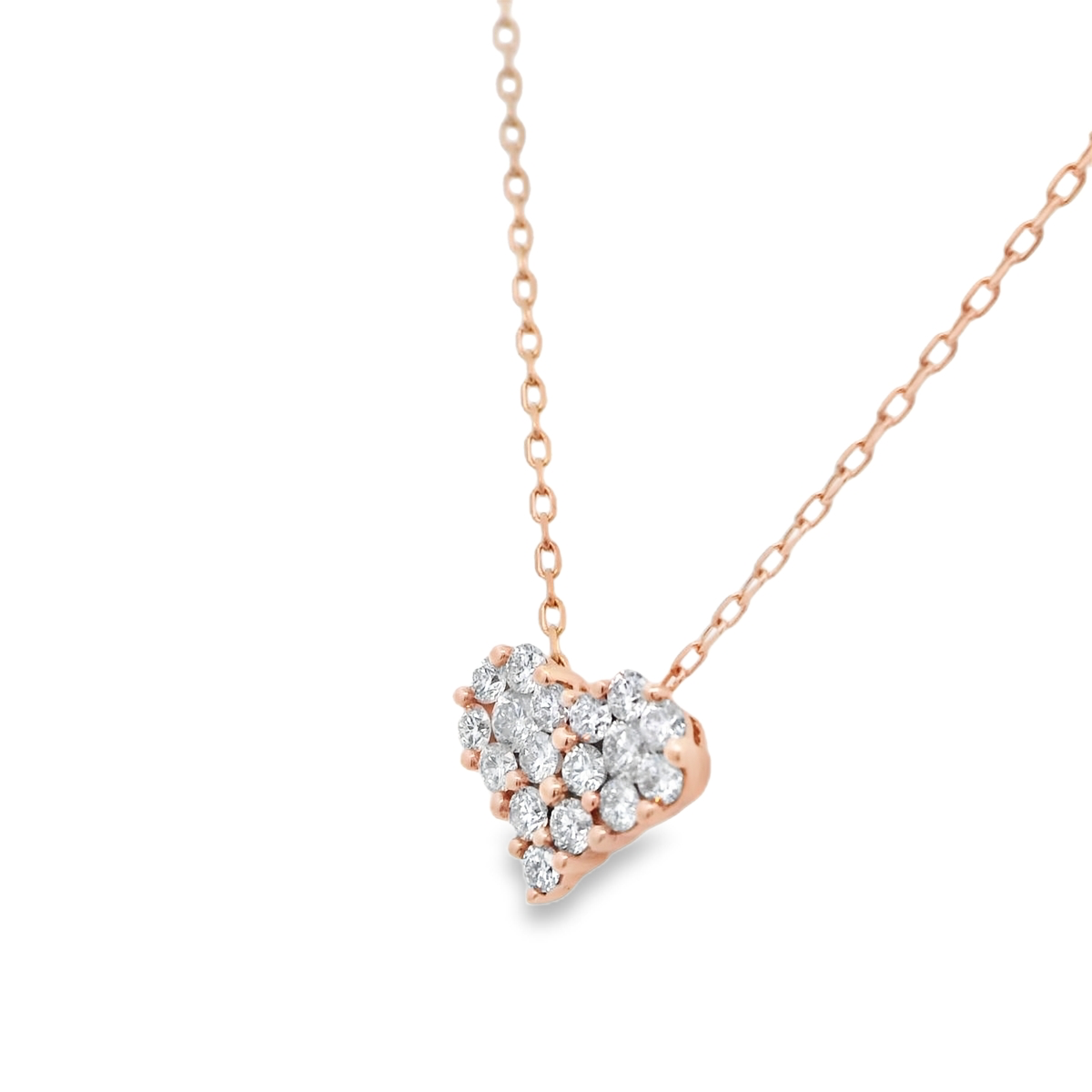 Elegant Heart-Shaped Pendant Necklace