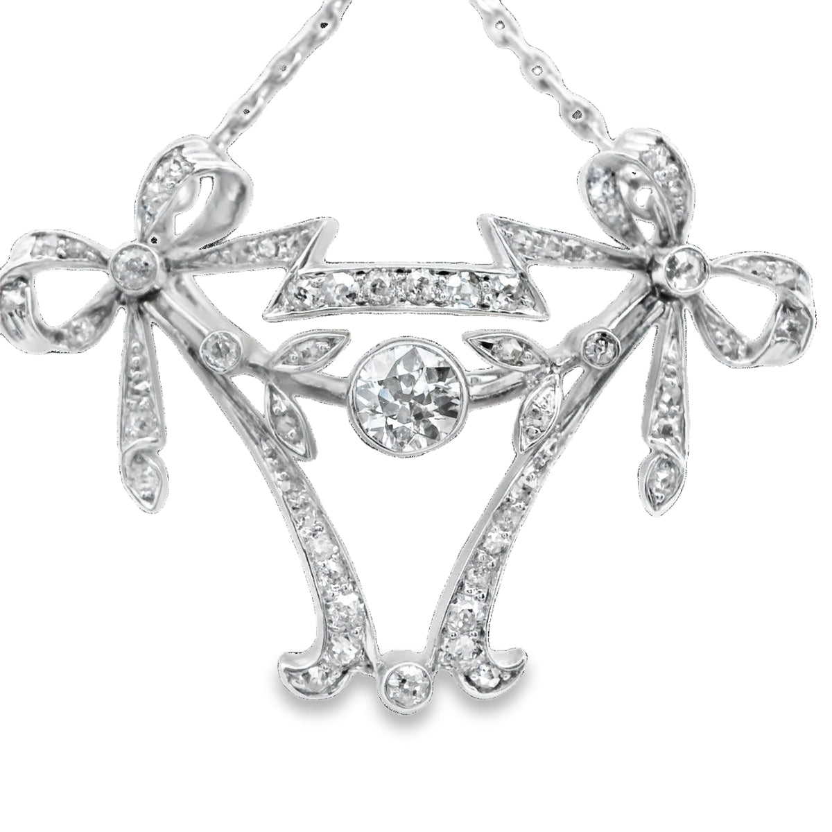 Elegant Vintage Diamond Pendant