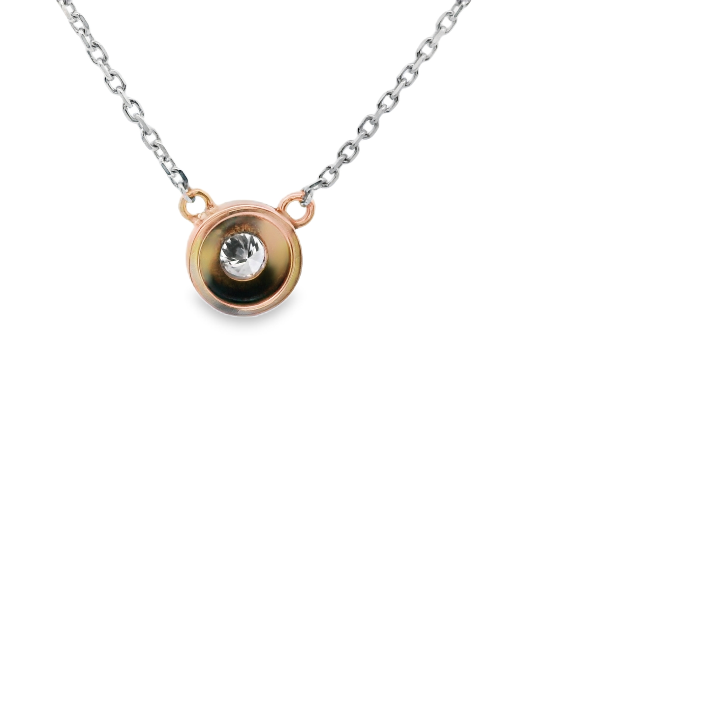 Round Brilliant Cut Diamond Solitaire Necklace