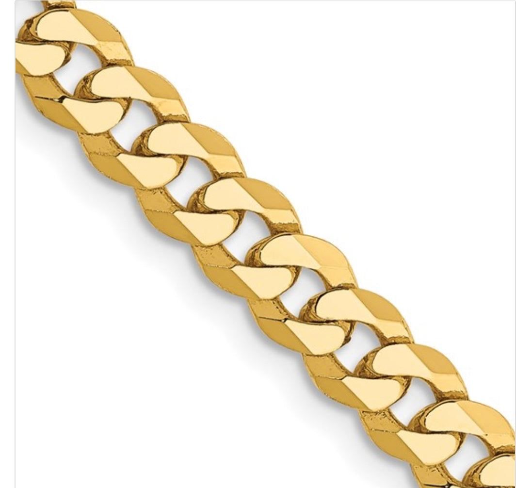 FLAT BEVELED CURB CHAIN