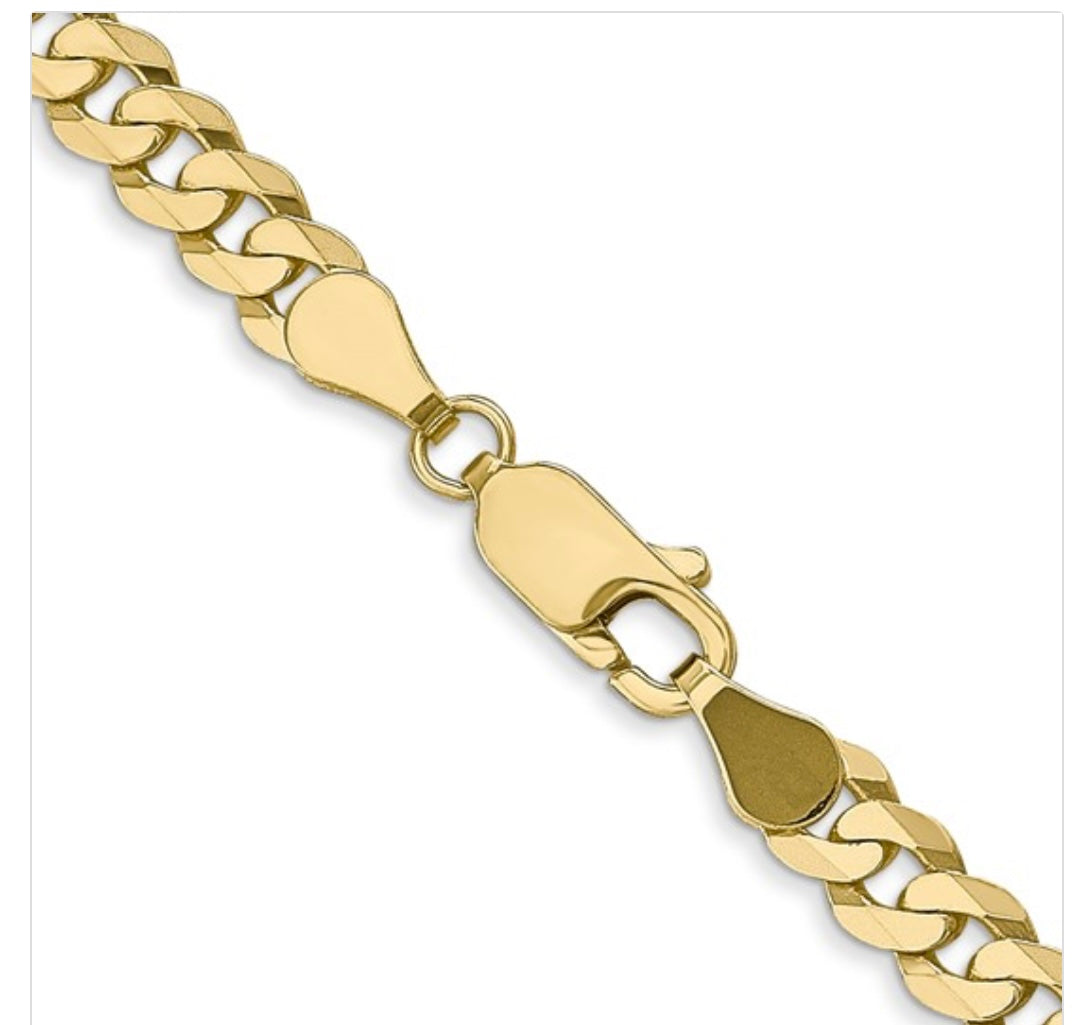 FLAT BEVELED CURB CHAIN