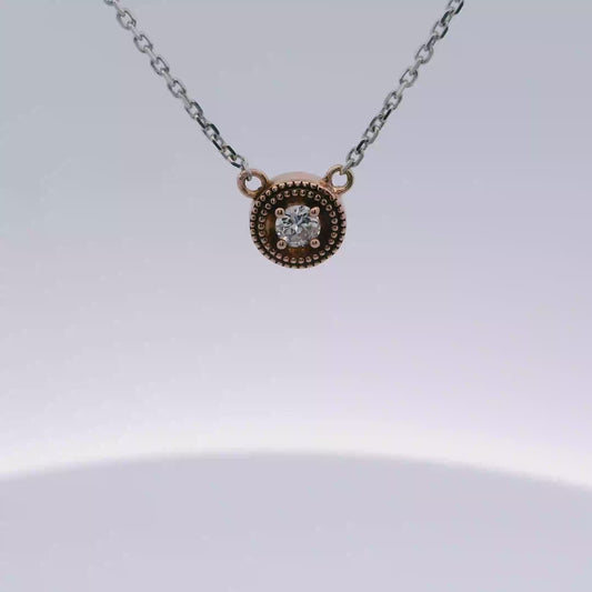 Round Brilliant Cut Diamond Solitaire Necklace