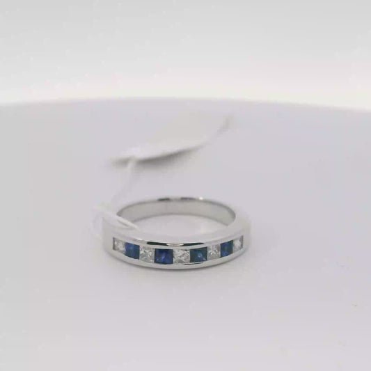 Elegant Sapphire and Diamond Ring